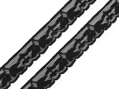 Elastická krajka šíře 25 mm METRÁŽ{% if variant.name %} – černá{% endif %}