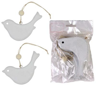 Dekorace ptáček, 2ks D4078-01 - 12 x 6,5 x 1.5 cm{% if product.brand.name %} – Morex{% endif %}