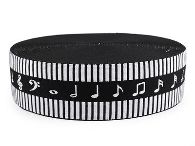 Pruženka měkká šíře 60 mm noty METRÁŽ{% if product.brand.name %} – Stoklasa{% endif %}