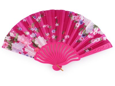 Vějíř textilní květy{% if variant.name %} – 3 pink{% endif %}