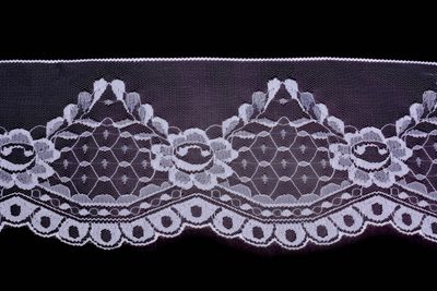 Krajka silonová 0109 šíře 14cm bílá METRÁŽ{% if product.brand.name %} – Galanterka{% endif %}