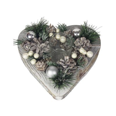 Svícen na 1 svíčku P1203 - 21 x 22 x 8 cm{% if product.brand.name %} – Morex{% endif %}