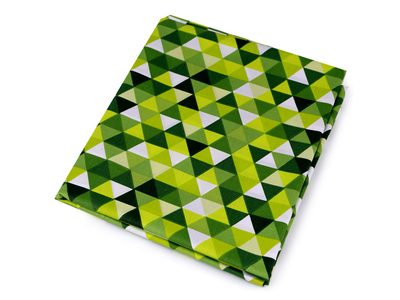 Bavlněná látka trojúhelníky{% if product.brand.name %} – Stoklasa{% endif %}