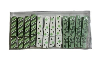 Kolíčky 4 cm - zdobené 12 ks – fotka 2