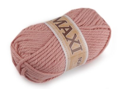 Pletací příze Jumbo MAXI 100 g{% if variant.name %} – 3 (1001) pudrová{% endif %}