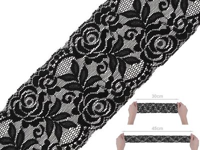 Elastická krajka / vsadka šíře 80-100 mm METRÁŽ{% if product.brand.name %} – Stoklasa{% endif %}
