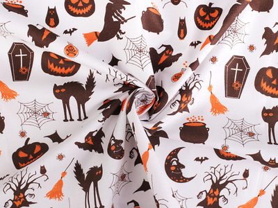 Bavlněná látka / plátno Halloween METRÁŽ{% if product.brand.name %} – Stoklasa{% endif %}