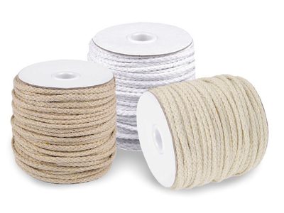 Oděvní šňůra / bavlněná příze / knot Ø5 mm splétaná, návin 45 m{% if product.brand.name %} – Galanterka{% endif %}
