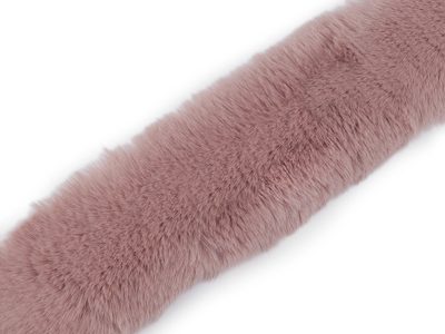 Oděvní / dekorační kožešina šíře 5 cm{% if variant.name %} – 2 pudrová tmavá{% endif %}