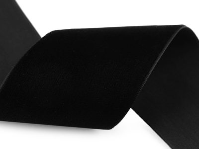 Sametová stuha šíře 50 mm{% if variant.name %} – 2 černá{% endif %}