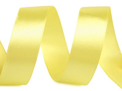 Atlasová stuha šíře 20 mm návin 22,5m{% if variant.name %} – 015 žlutá světlá{% endif %}