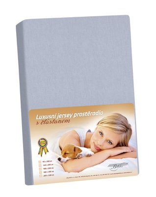 Jersey s elastanem - 90x200 cm světle šedá{% if product.brand.name %} – Bellatex{% endif %}