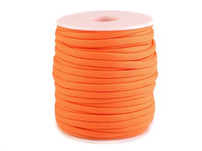 Padáková / oděvní šňůra Ø4 mm návin 25 metrů{% if variant.name %} – 3 (22) oranžová{% endif %}