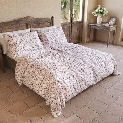 Bavlněné povlečení PROVENCE COLLECTION VIOLETA fialová{% if variant.name %} – 1x 200/200, 2x 70/90cm{% endif %}