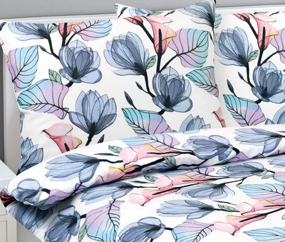 Povlečení flanelové Modrá,Fialová,Růžová 12/450 140x220, 70x90 cm – fotka 4