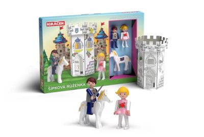 IGRÁČEK - Šípková Růženka - kreativní set s pohádkou – fotka 1