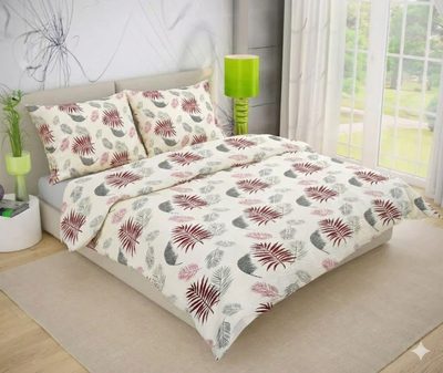 Povlečení krepové Vínová 80/373 140x200, 70x90 cm – fotka 2