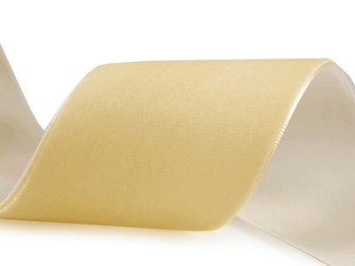 Sametová stuha šíře 50 mm METRÁŽ - 6 krémová světlá