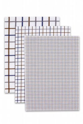 Utěrka Extra savá 50x70 Káro mix modrá 3 ks – fotka 2