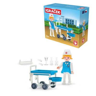 IGRÁČEK Zdravotní sestra s doplňky v krabičce{% if product.brand.name %} – Efko{% endif %}