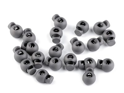 Brzdičky kulaté 15x19 mm 10ks{% if variant.name %} – 4 šedá perlová{% endif %}