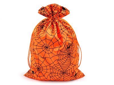 Dárkový pytlík pavučina / Halloween 20x31 cm saténový{% if product.brand.name %} – Stoklasa{% endif %}