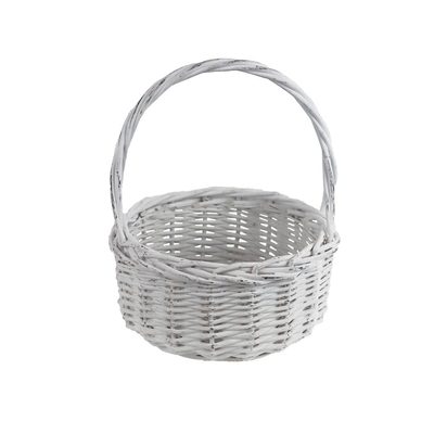 Proutěný košík bílý P2218/B - 24 cm{% if product.brand.name %} – Morex{% endif %}