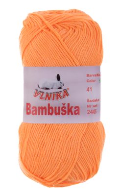 Příze Bambuška{% if variant.name %} – 41 oranžová{% endif %}