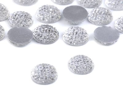 Broušené kamínky / kabošony Ø12 mm k nalepení 20 kusů{% if product.brand.name %} – Galanterka{% endif %}