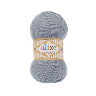 Akrylová příze anti-pilling Baby Best 100 g{% if variant.name %} – 119 sv. šedá{% endif %}