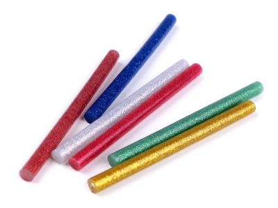 Tavné lepidlo Ø7 mm s glitry balení 6 kusů{% if product.brand.name %} – Galanterka{% endif %}