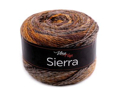 Pletací příze Sierra 150 g - 7 (7207) béžová hořčicová
