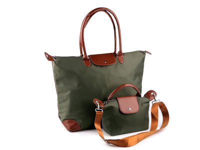 Cestovní taška s kabelkou 2v1 50x36 cm{% if variant.name %} – 3 zelená khaki tmavá{% endif %}