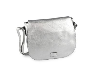 Kabelka crossbody 26x23 cm{% if variant.name %} – 14 stříbrná{% endif %}