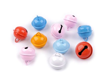 Barevné rolničky Ø18 mm, Ø22 mm 10 kusů{% if variant.name %} – 2 (Ø22 mm) mix{% endif %}