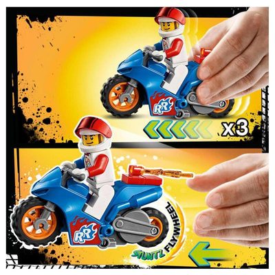 LEGO City Kaskadérská motorka s raketovým pohonem 60298 – fotka 1