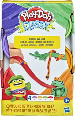 PLAY-DOH Baby modelína Elastix set 4 kelímky 2 druhy – fotka 1