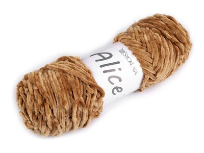 Pletací žinylková příze Alice 100 g{% if variant.name %} – 4 béžová{% endif %}