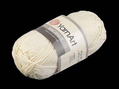 Macrame 90 g Pletací příze YarnArt{% if variant.name %} – 2 (137) béžová nejsv.{% endif %}