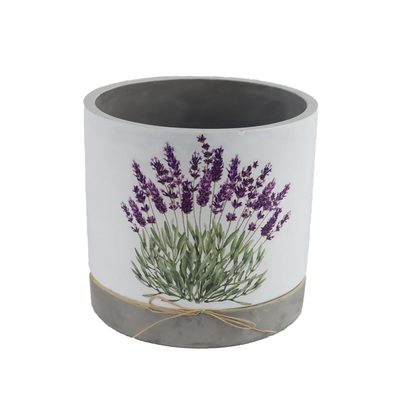 Obal na květiny kulatý levandule X5808/3 - dia 17 × 16 cm{% if product.brand.name %} – Morex{% endif %}