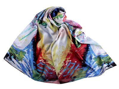 Šátek / šála 80x180 cm{% if variant.name %} – 14 multikolor{% endif %}