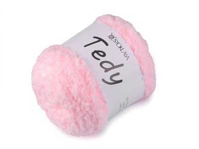 Pletací příze Tedy 100 g{% if variant.name %} – 3 (03) růžová nejsv.{% endif %}