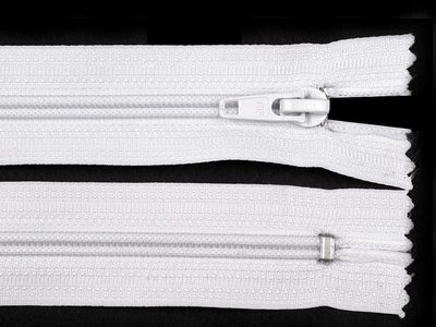 Spirálový Zip POL - Šíře 5 mm, Délka 18 cm -{% if variant.name %} – 101 White{% endif %}