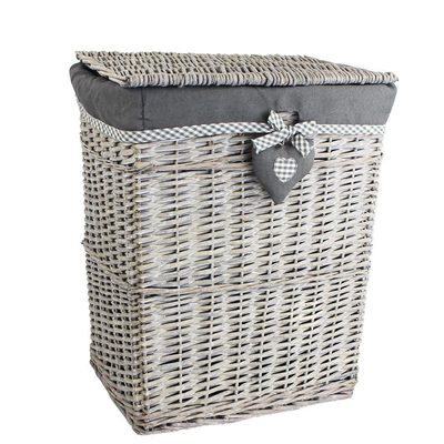 Koš na prádlo šedý P1375 - 45 x 35 x 57 cm{% if product.brand.name %} – Morex{% endif %}