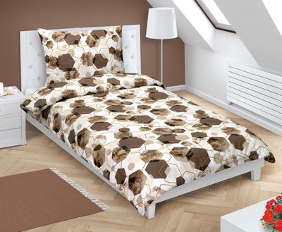 Povlečení bavlněné s hotelovou kapsou Hnědá 190/305{% if product.brand.name %} – Bellatex{% endif %}