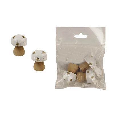 Dekorační hřib, 3 ks D4579-01 - dia 2 x 3 cm{% if product.brand.name %} – Morex{% endif %}