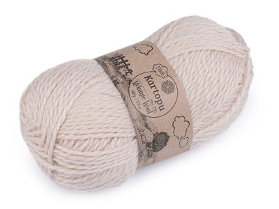 Pletací příze Melange Wool 100 g{% if variant.name %} – 3 (855) béžová světlá{% endif %}