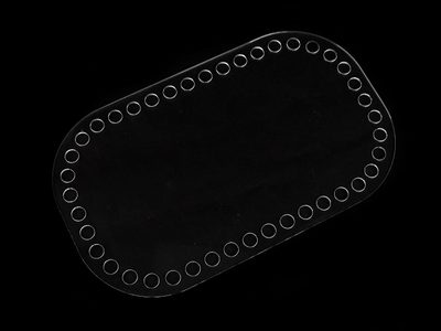 Plastové dno na háčkování / výrobu košíků 15x25 cm{% if product.brand.name %} – Stoklasa{% endif %}