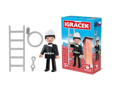 IGRÁČEK Kominík figurka 7,5cm s doplňky v krabičce STAVEBNICE{% if product.brand.name %} – Efko{% endif %}