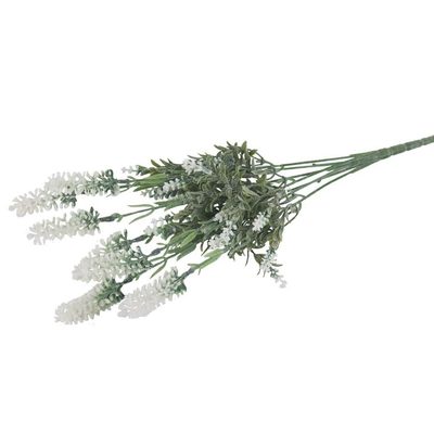 Umělá levandule bílá X4929-01 - 15 x 9 x 46 cm{% if product.brand.name %} – Morex{% endif %}